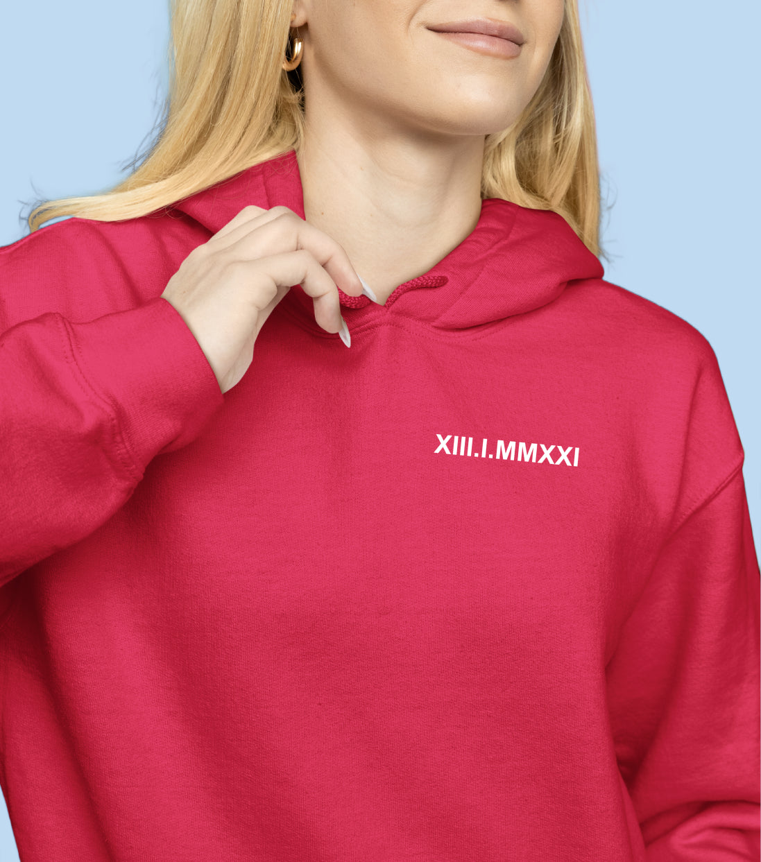 Sweat avec inscription brodée