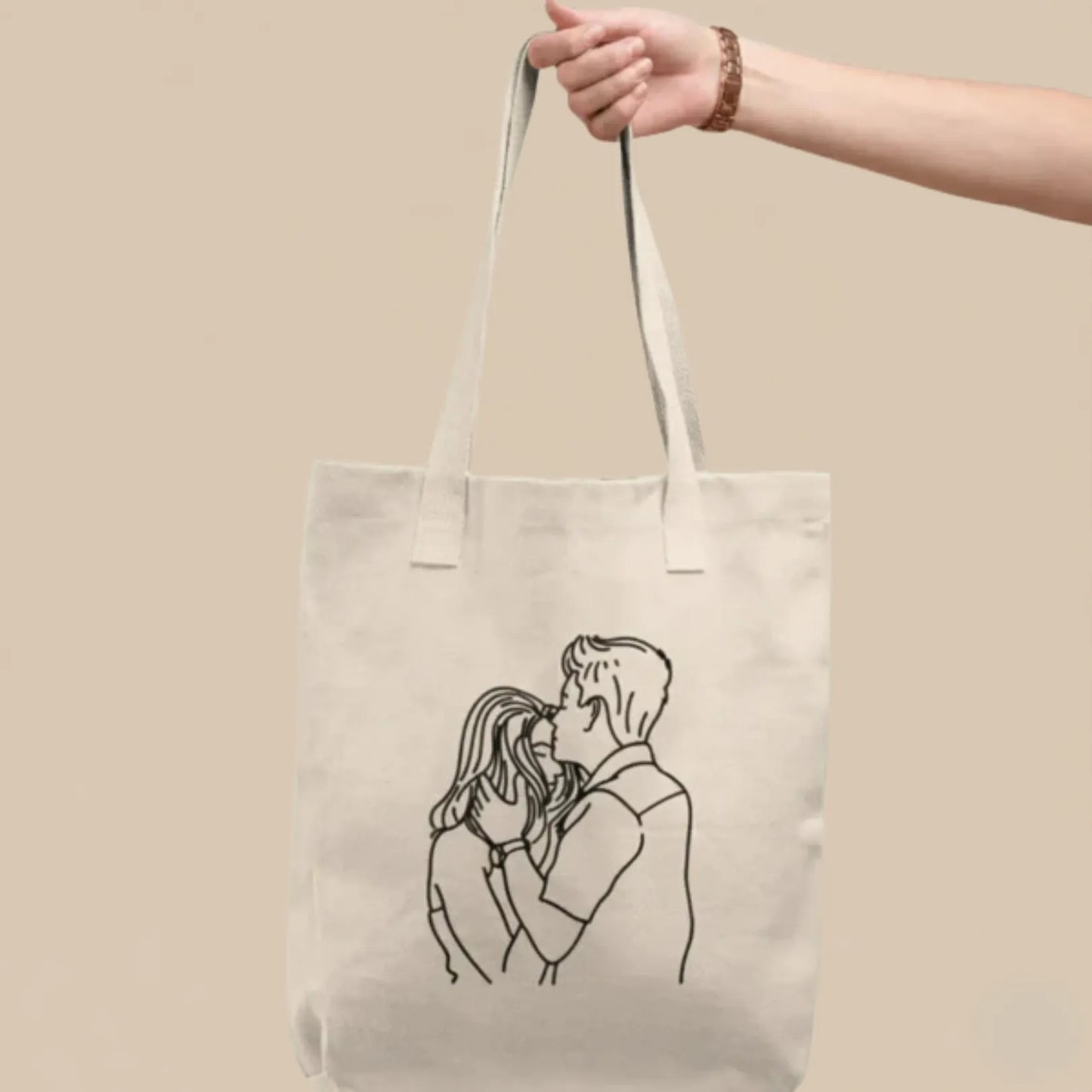 Tote bag imprimé avec votre photo