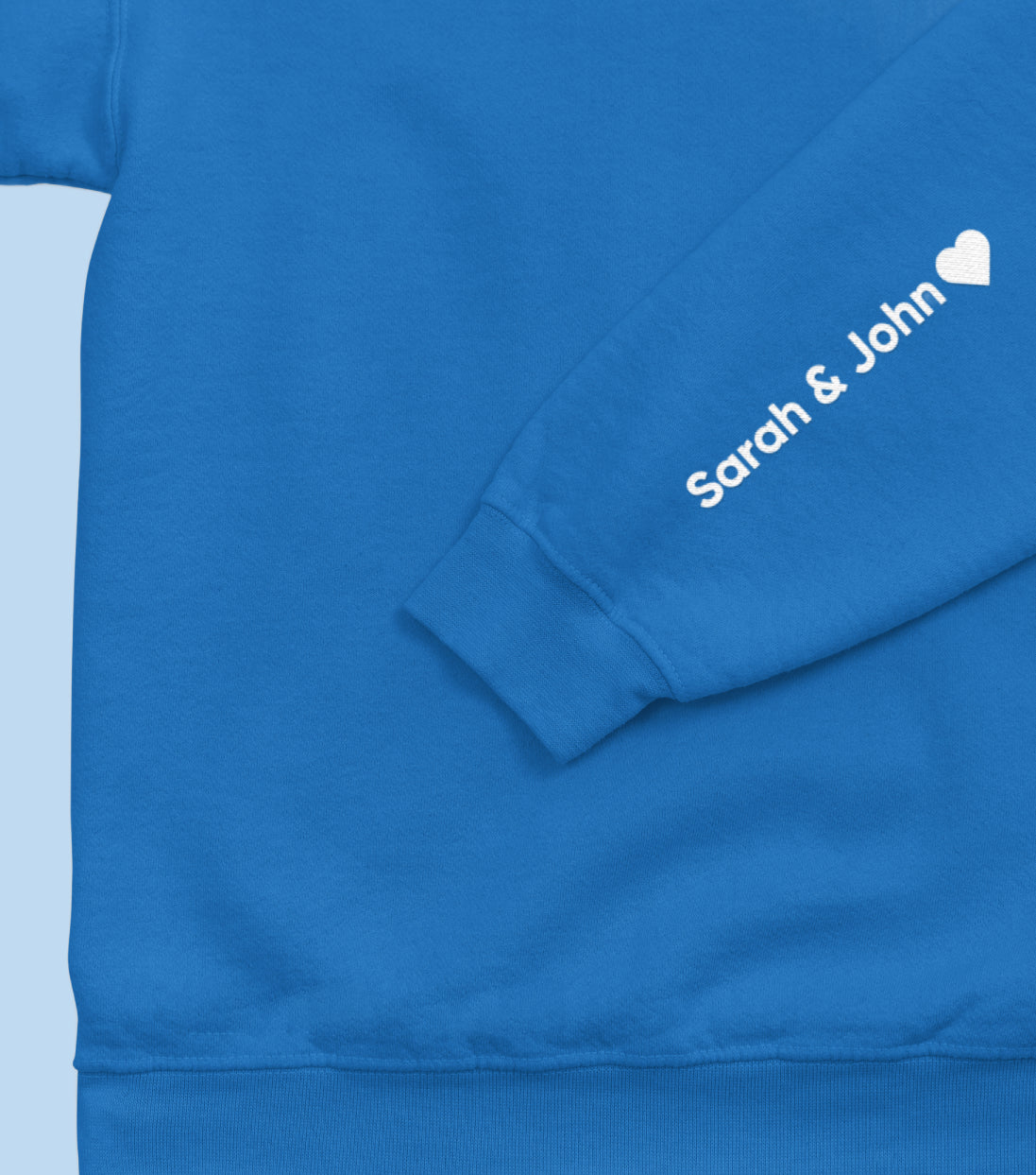 Sweatshirt brodé avec votre photo