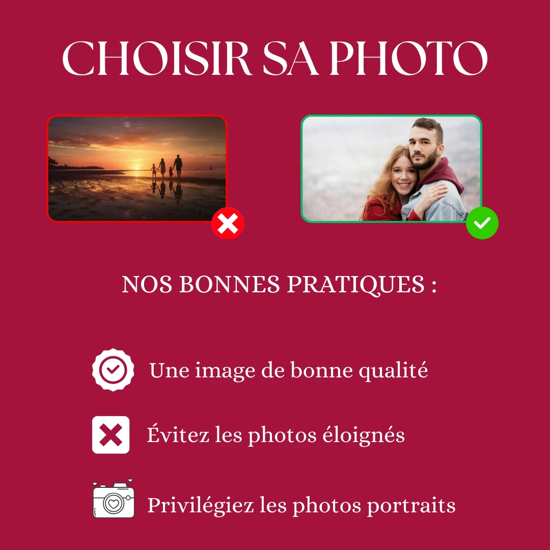 Sweatshirt brodé avec votre photo