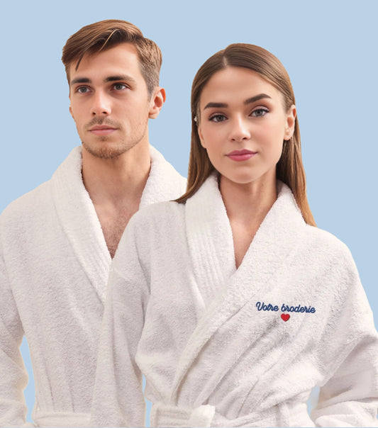 Pack Couple - Peignoirs brodés