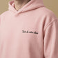 Sweat avec inscription brodée