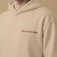 Sweat avec inscription brodée
