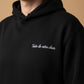 Sweat avec inscription brodée