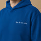 Sweat avec inscription brodée