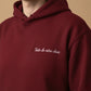 Sweat avec inscription brodée