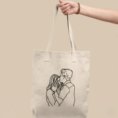 Tote bag imprimé avec votre photo