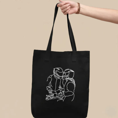 Tote bag imprimé avec votre photo