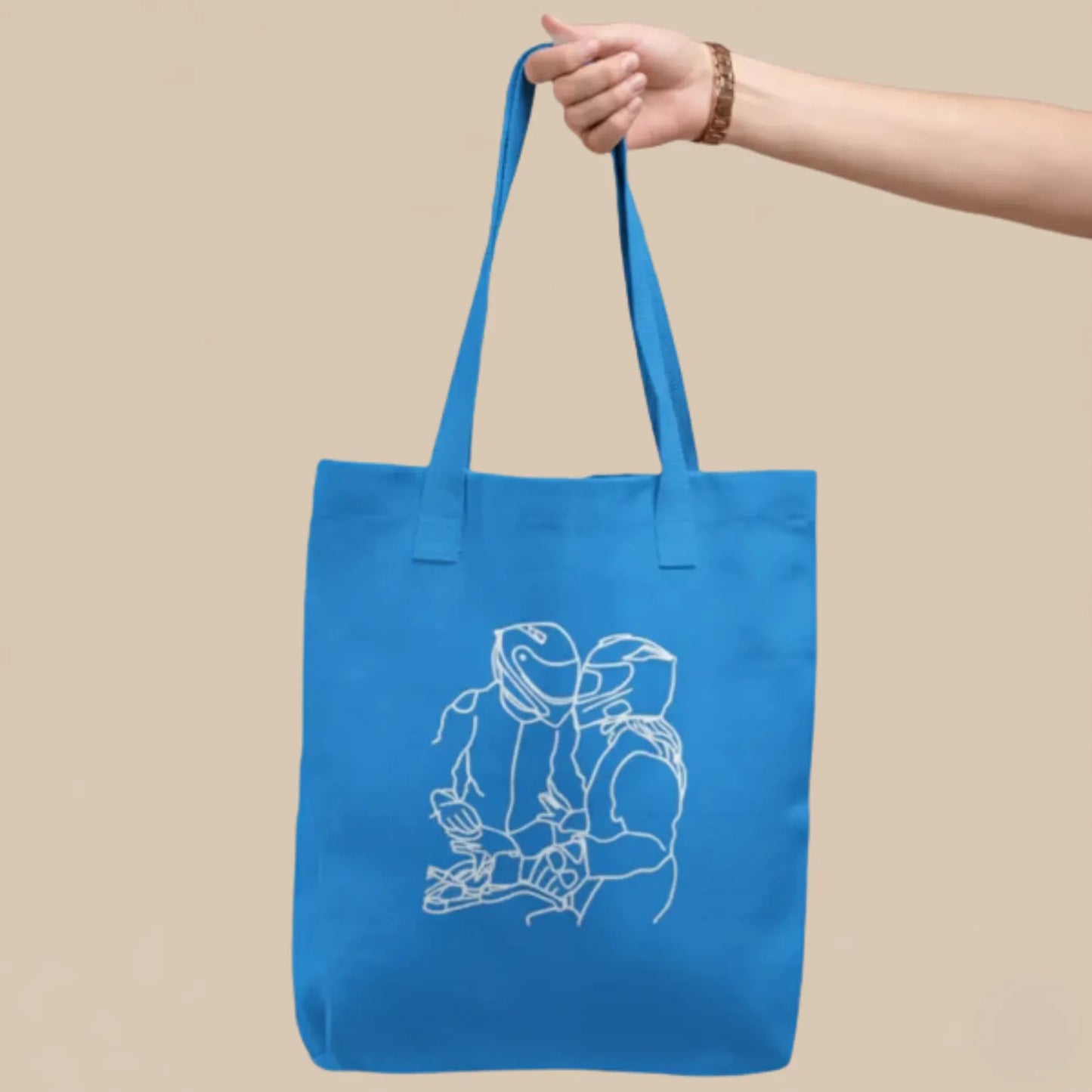 Tote bag imprimé avec votre photo