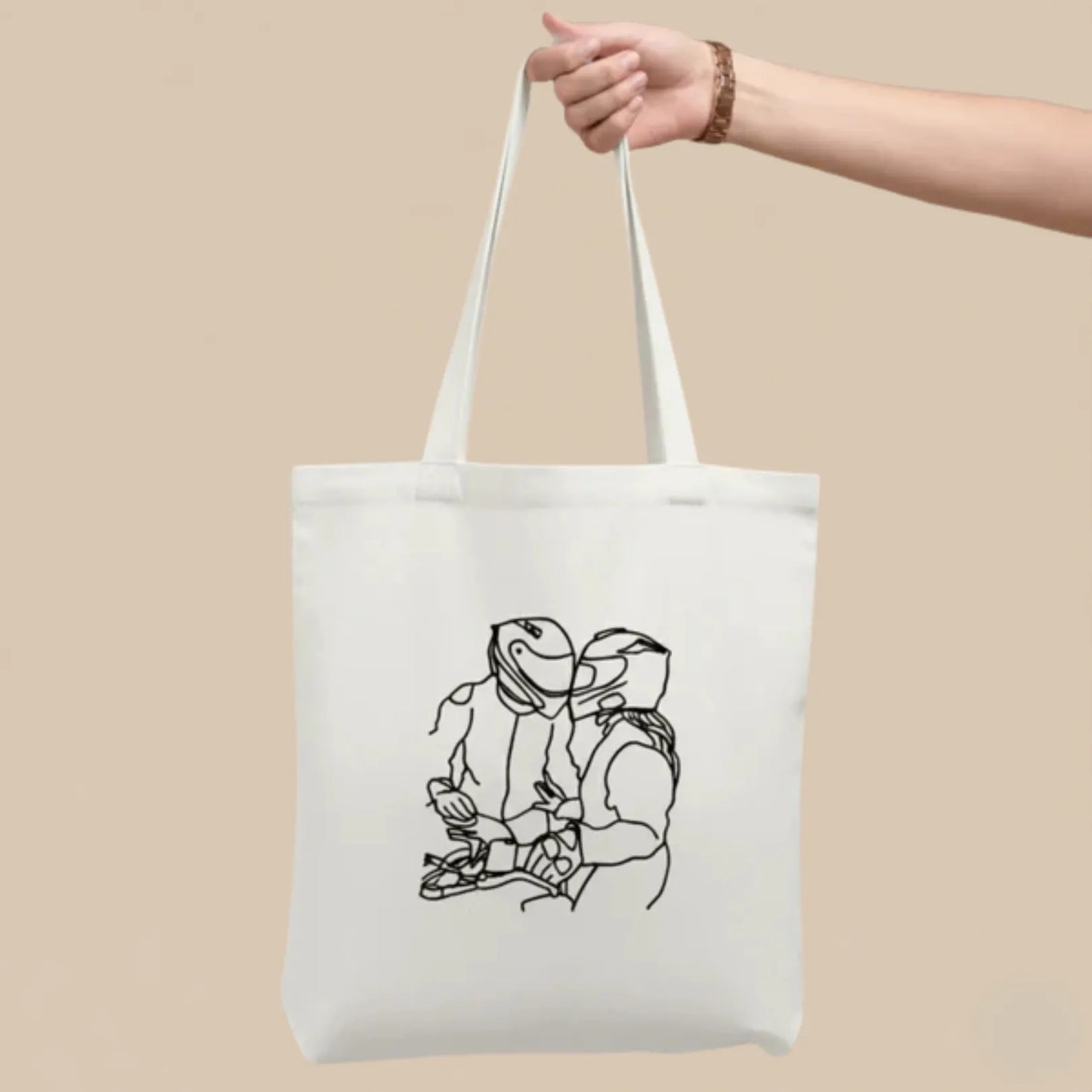 Tote bag imprimé avec votre photo