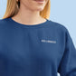 Sweatshirt avec inscription brodée