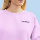 Sweatshirt avec inscription brodée