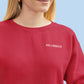 Sweatshirt avec inscription brodée