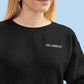 Sweatshirt avec inscription brodée