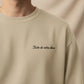 Sweatshirt avec inscription brodée