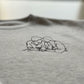 Sweat à capuche brodé avec votre photo