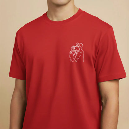 Tee-shirt brodé avec votre photo