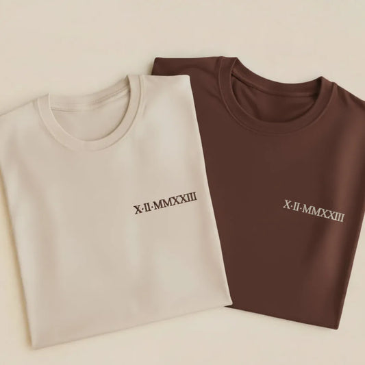 T-shirt avec inscription brodée