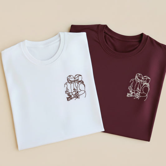 Tee-shirt brodé avec votre photo