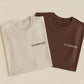 T-shirt avec inscription brodée