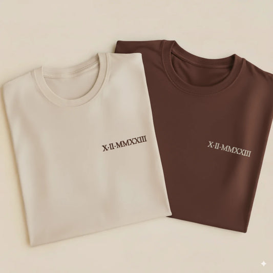 T-shirt avec inscription brodée