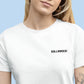 T-shirt avec inscription brodée