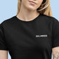 T-shirt avec inscription brodée