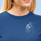 T-shirt à manche longue brodé avec votre photo