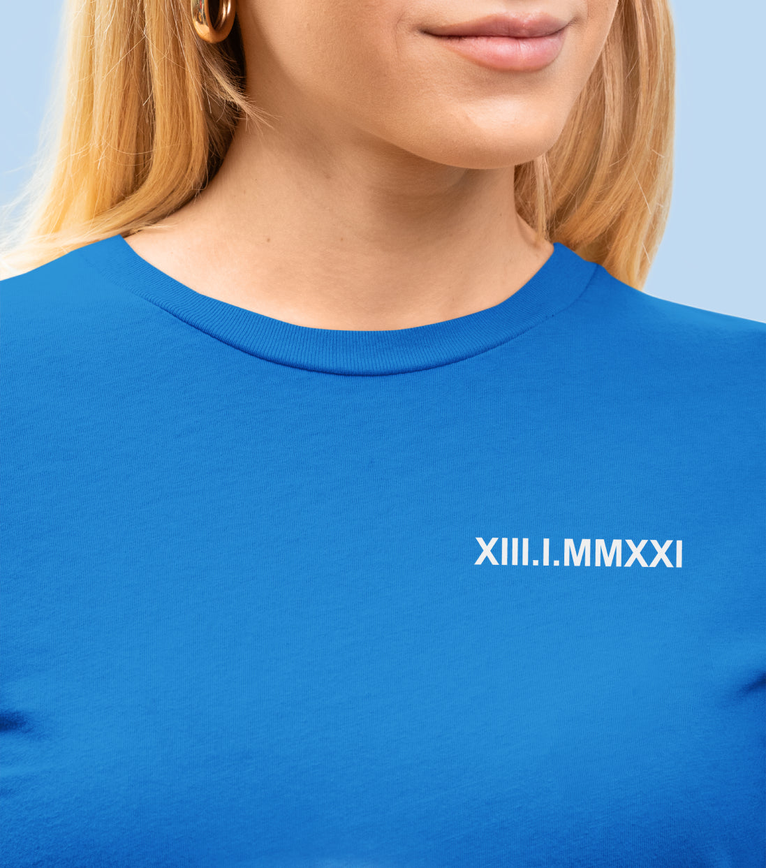 T-shirt à manche longue avec inscription brodée