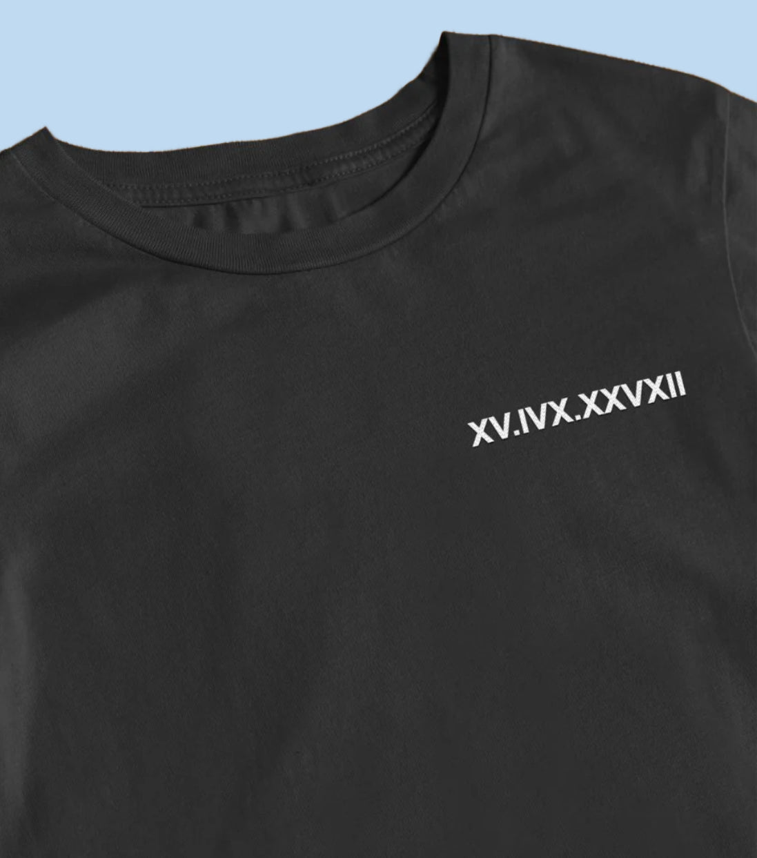 T-shirt à manche longue avec inscription brodée
