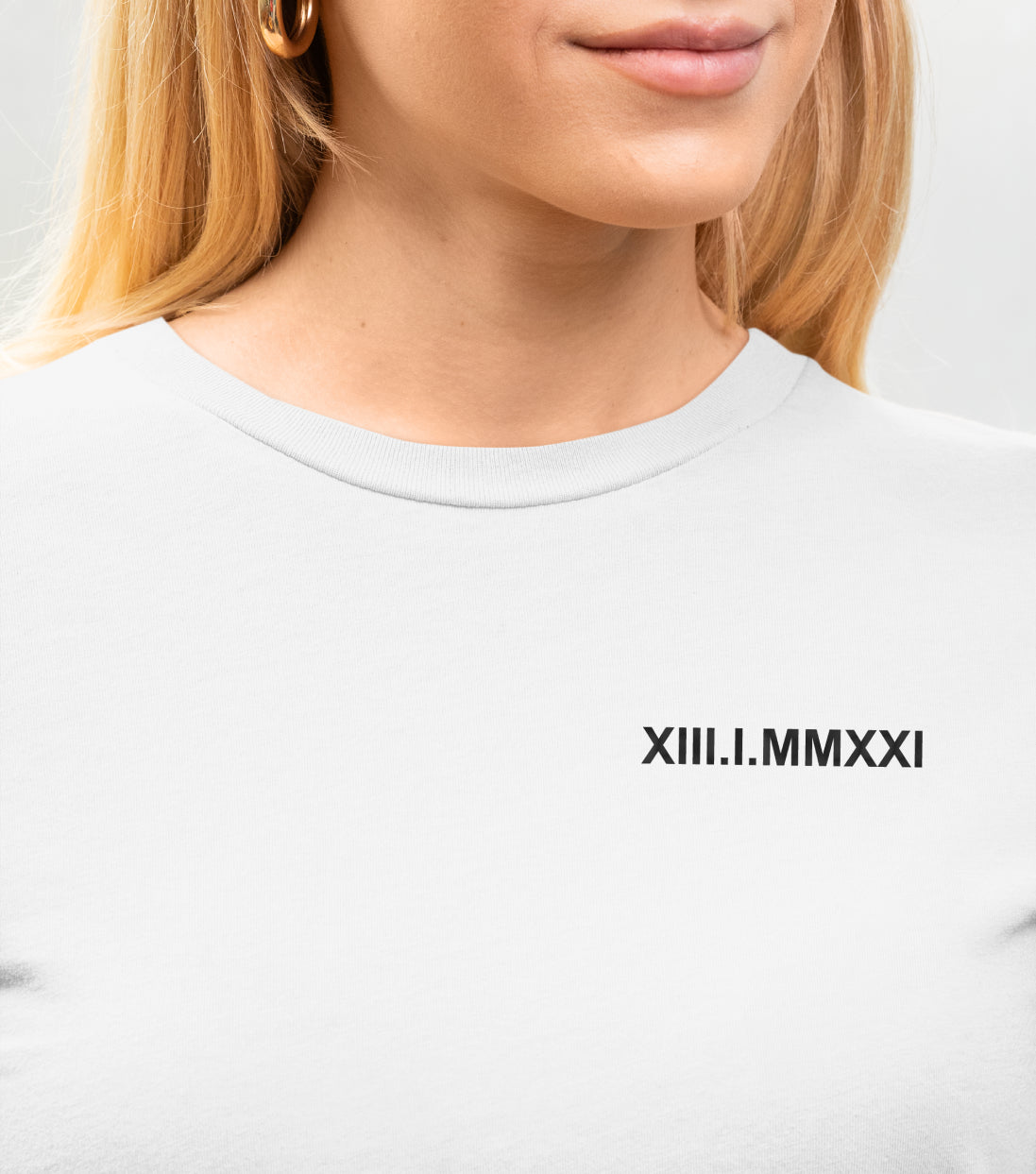 T-shirt à manche longue avec inscription brodée