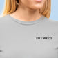 T-shirt à manche longue avec inscription brodée