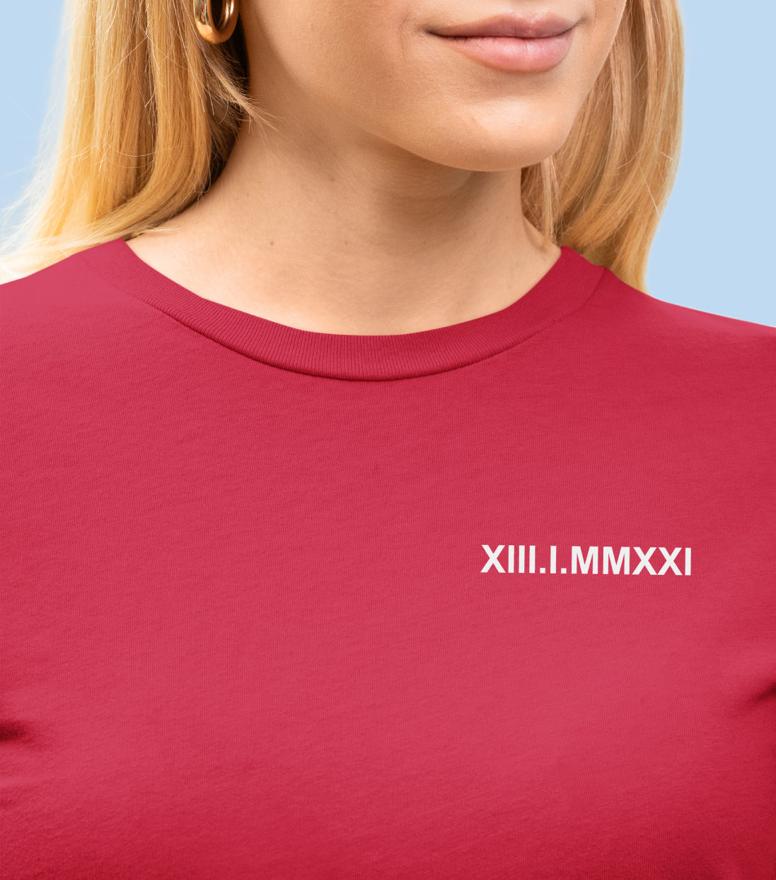 T-shirt à manche longue avec inscription brodée