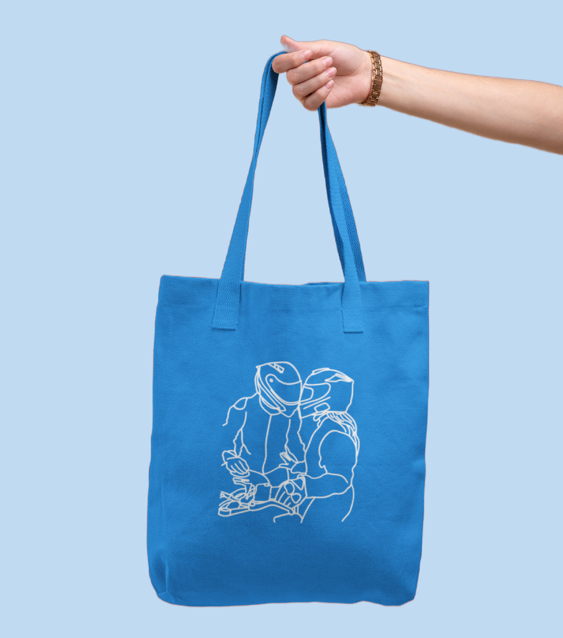 Tote bag brodé avec votre photo