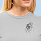 T-shirt à manche longue brodé avec votre photo